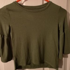 Girl Bell Sleeve Top